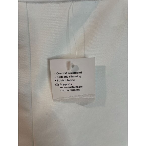 Croft & Barrow Womens Mid Rise Regular Capris White 16 - Picture 8 of 12